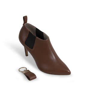 Keyring Caroline Cognac