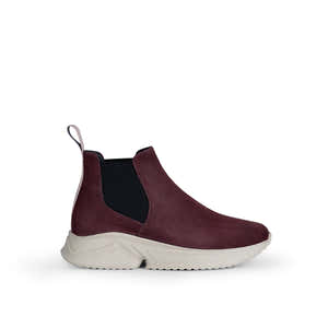 Zarah Sneaker Boot Burgundy Ivory