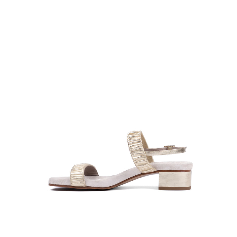 Angie Sandal Metallic Gold