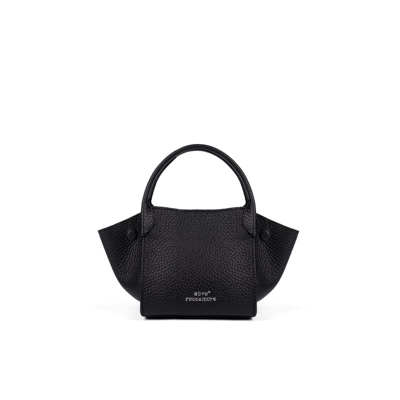 Virginia Small Pebbled  Black