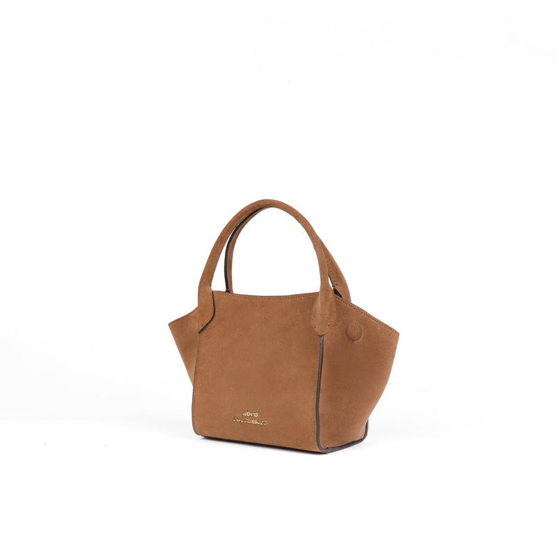 Virginia Small Suede Cuoio
