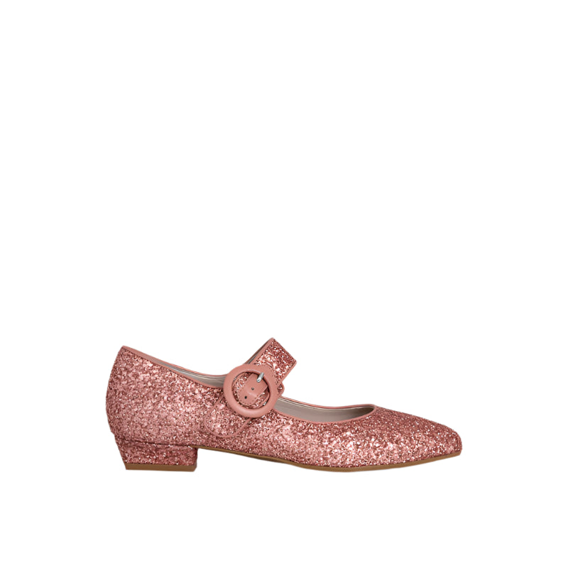 Isabelle Peach Glitter
