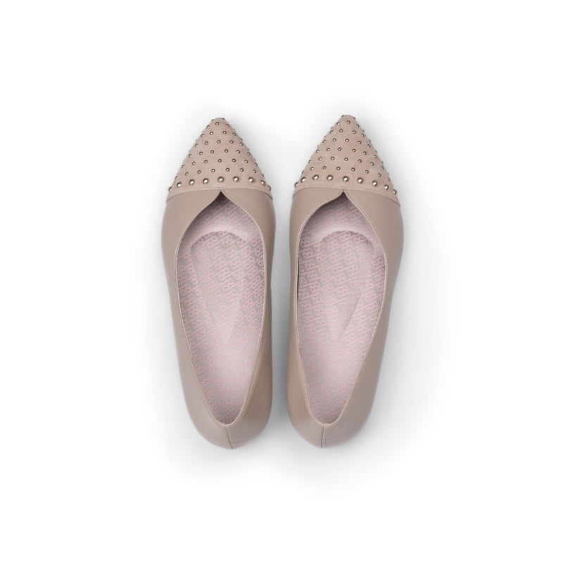 Lola Studs Beige