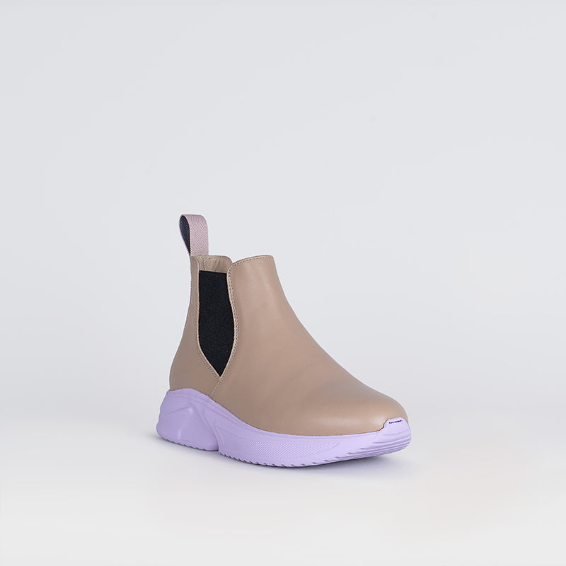 Maren Sneaker Boot Beige Lavender