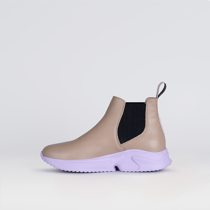 Maren Sneaker Boot Beige Lavender